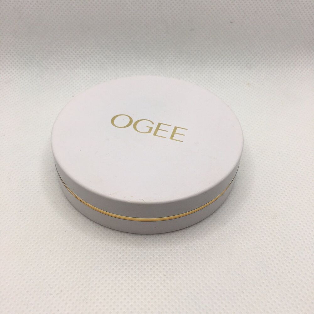 Ogee White Gold Mirror compact Magnetic hidden clasp